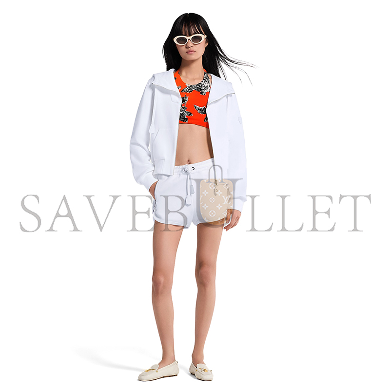 l0vis Vvtt0n leather accent hoodie 1aias3